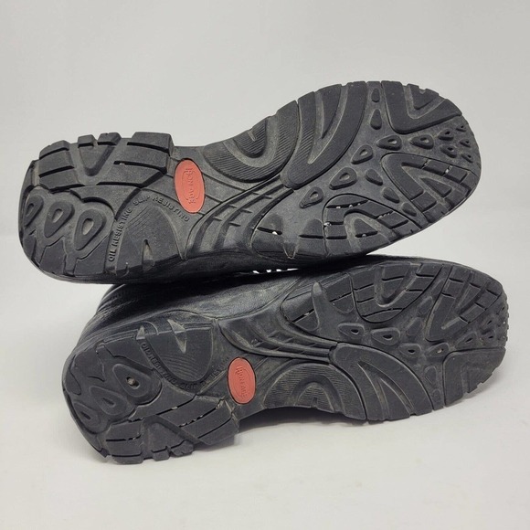 Iron Age Boots Mens 10 Black Leather Work Trencher Composite Toe IA5007 - Picture 9 of 10